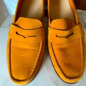 Cole Haan Leather Loafers Suede Soft Orange 🍊